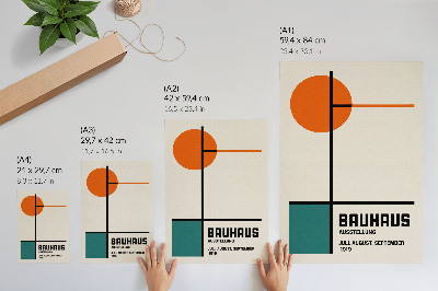 Wall art Bauhaus style