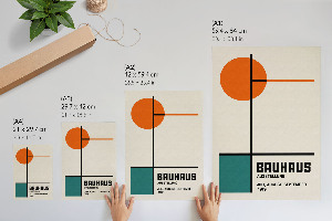 Bauhaus-style wall art