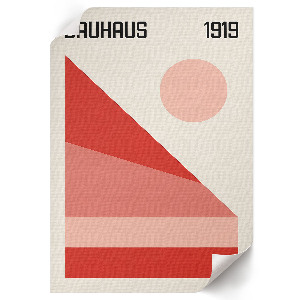 Wall print Bauhaus 1919