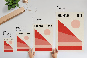 Wall print Bauhaus 1919