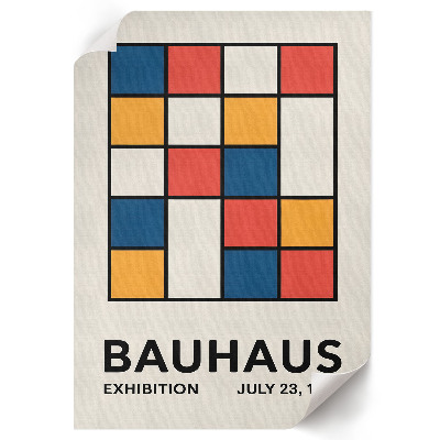 Decorative poster Geometric art