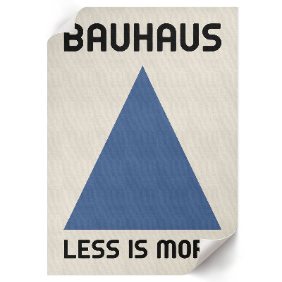 Poster Less means more