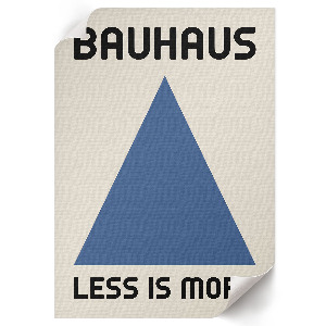 Poster Less means more