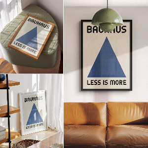 Poster Less means more