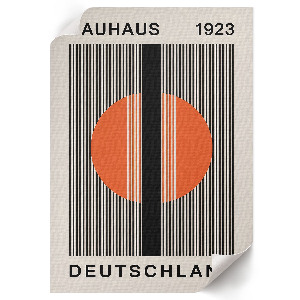 Wall print Bauhaus poster