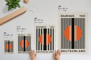 Bauhaus wall print poster
