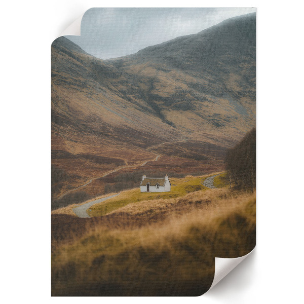 Art print Mountain hut