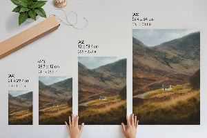 Art print Mountain hut