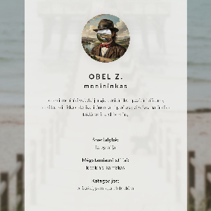 Decorative poster Seaside landscape