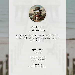 Decorative poster Seaside landscape