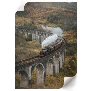 Poster of a steam train