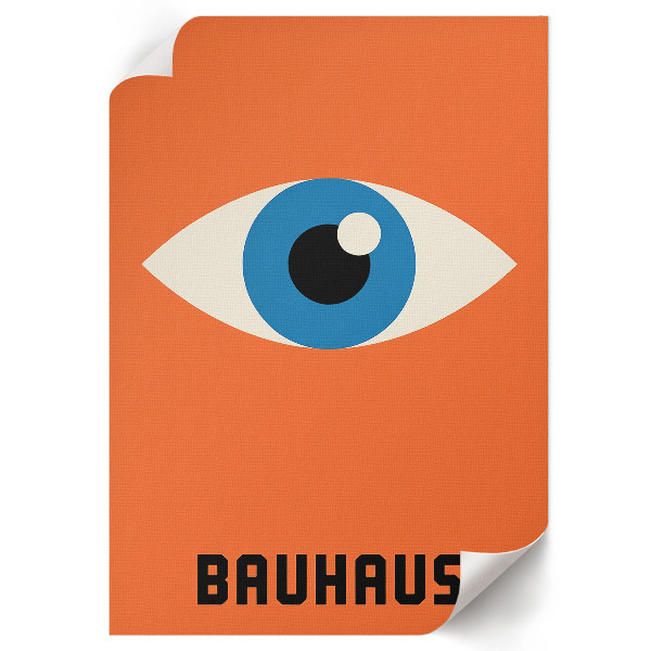 Wall print titled "The Bauhaus Eye"