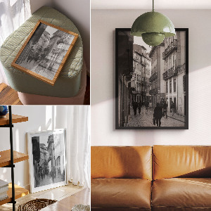 Art print City scene