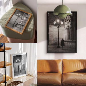 Decorative poster City lantern