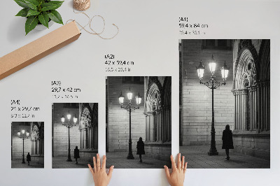 Decorative poster City lantern