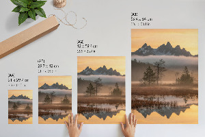 Wall print Mountain landscape