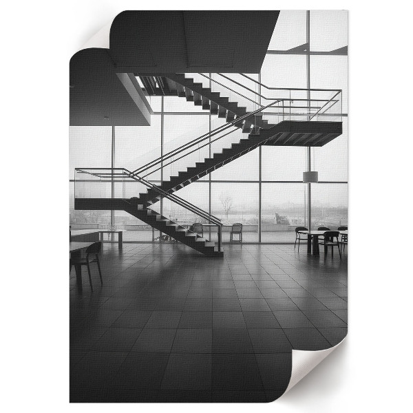 Art print Stairs interior