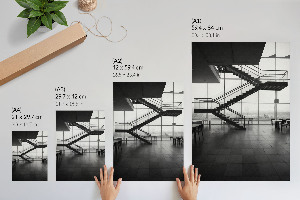Art print Stairs interior