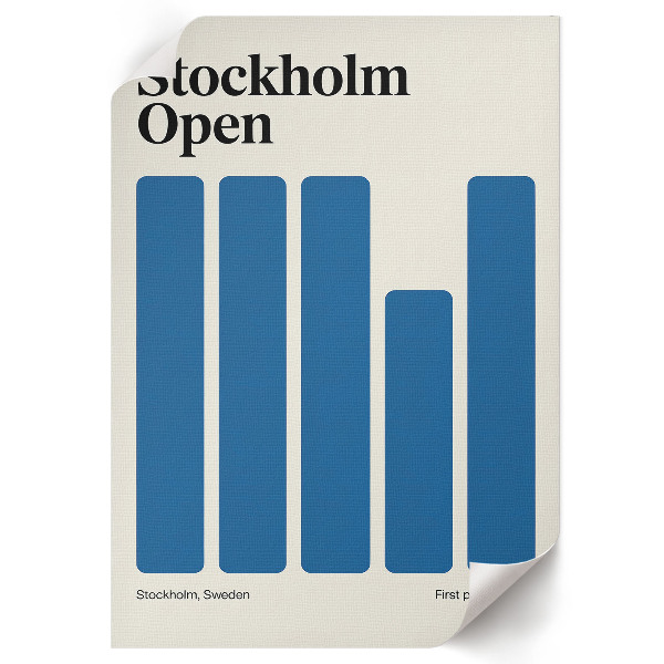 Decorative poster Stockholm Open