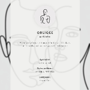 Poster showing the outline of a woman