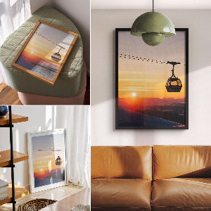 Wall art Sunset