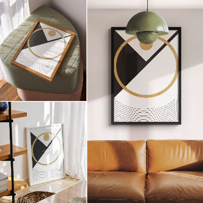 Wall print Geometric composition