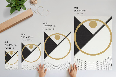 Wall print Geometric composition