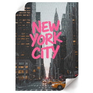 Decorative poster Big city energy