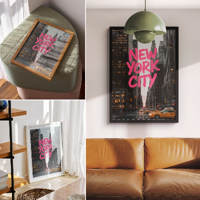 Decorative poster Big city energy