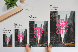 Decorative poster Big city energy