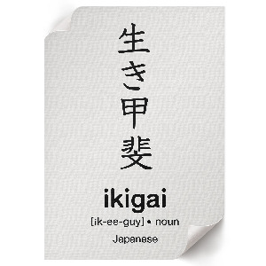 Poster Japanese typography