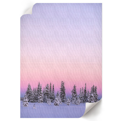Wall art Winter landscape