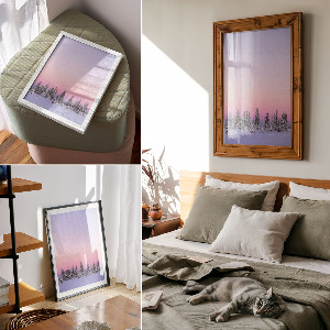 Wall art Winter landscape