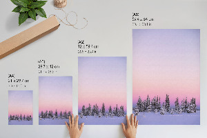 Wall art Winter landscape