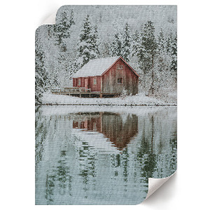 Art print Winter landscape