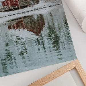 Art print Winter landscape