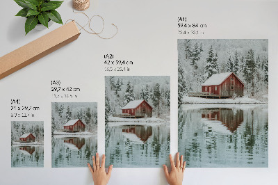 Art print Winter landscape