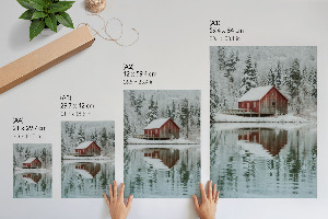 Art print Winter landscape