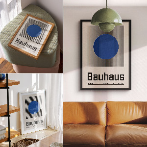 Bauhaus wall art