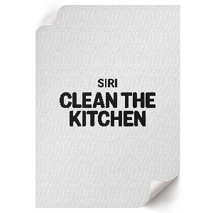 Decorative poster with a kitchen theme