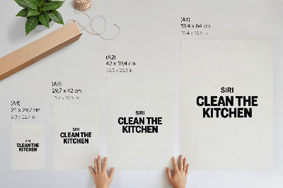 Decorative poster Kitchen theme