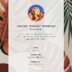 Wall art Colorful birches