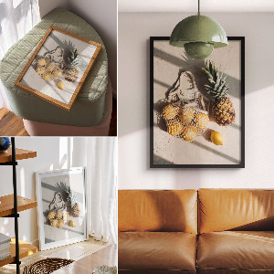 Decorative poster with an exotic atmosphere