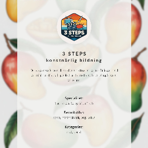 Decorative poster with an exotic atmosphere