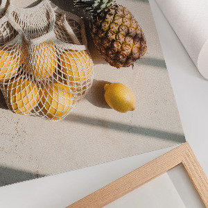 Decorative poster with an exotic atmosphere