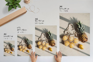 Decorative poster with an exotic atmosphere