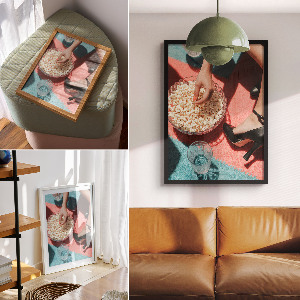 Poster Retro popcorn