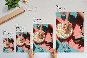 Retro popcorn poster