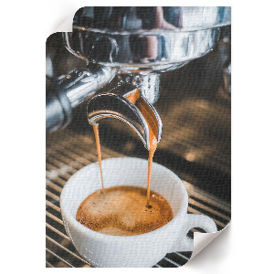 Wall art featuring a coffee maker