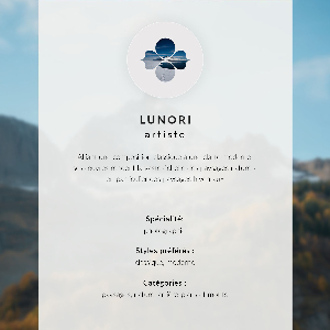 Wall print Mountain landscape